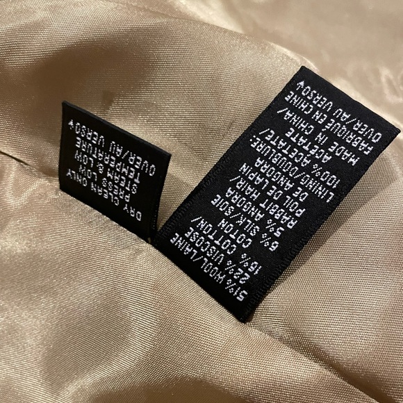 Ellen Tracy Wool Embellished Swing Coat Holiday Jacket - Picture 11 of 14